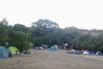 лагерь утром