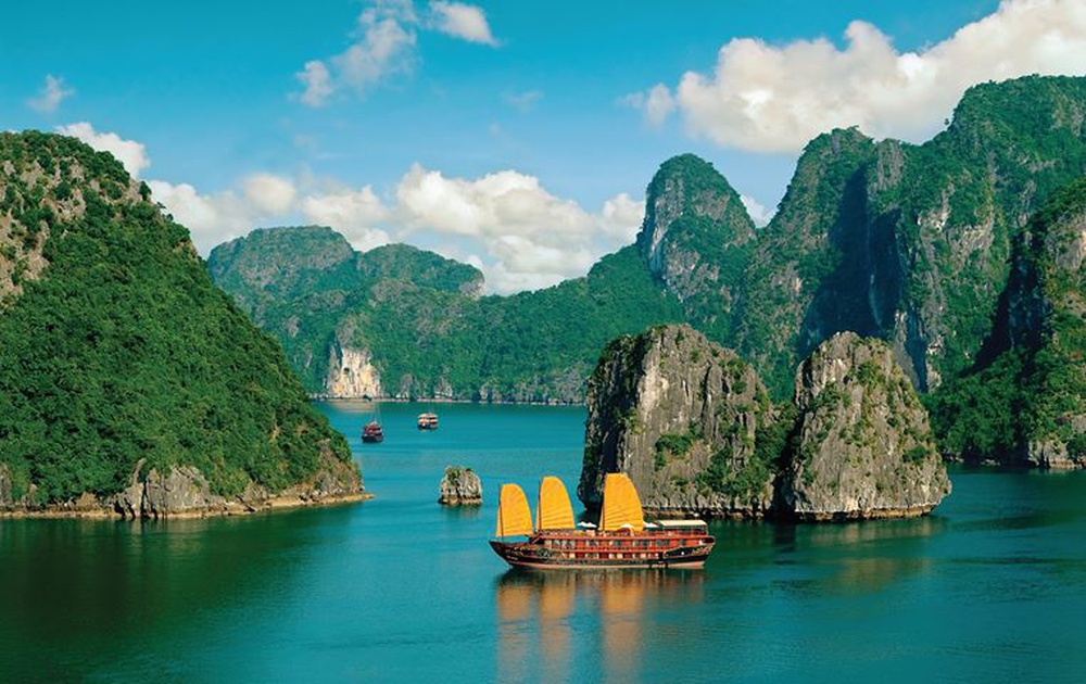 Ha Long bay in Vietnam