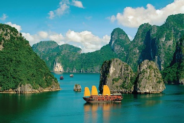 Ha Long bay in Vietnam